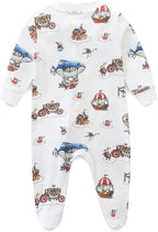 Unisex Baby Boy and Girl Zipper Onesie Toddler Footie One-Piece Infant Romper - Image 2