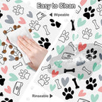 Dog Food Mat for Pet Cat Food Mat, Paws Absorbent Quick Dry Dog Bowl Mats for - Image 7