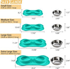 Hubulk Pet Dog Bowls 2 Stainless Steel Dog Bowl - Image 4