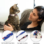 Cat Collar, 2 Pack 4th og July Cat Collars Breakaway - Image 2