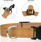 TagME Reflective Nylon Dog Collars, Adjustable Classic Collar - Image 3