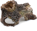 Tree Trunk Cave Aquarium Decoration Reptile Cave Climb Hideout Hideaway - Image 8