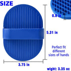 Dog Grooming Brush, Dog Shampoo Bath Brush Shedding Soothing Massage Rubber Comb - Image 6