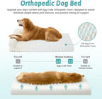 Cute Dog Bed, Faux Rabbit Fur Orthopedic Foam Dog Bed - Image 4