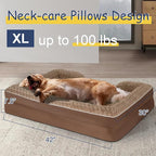 Orthopedic Dog Bed for Large Medium Sized, Washable Memory Foam Large Dog Bed - Image 4