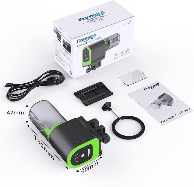 FREESEA Automatic Fish Feeder for Aquarium: Small USB Rechargeable Vacation - Image 8
