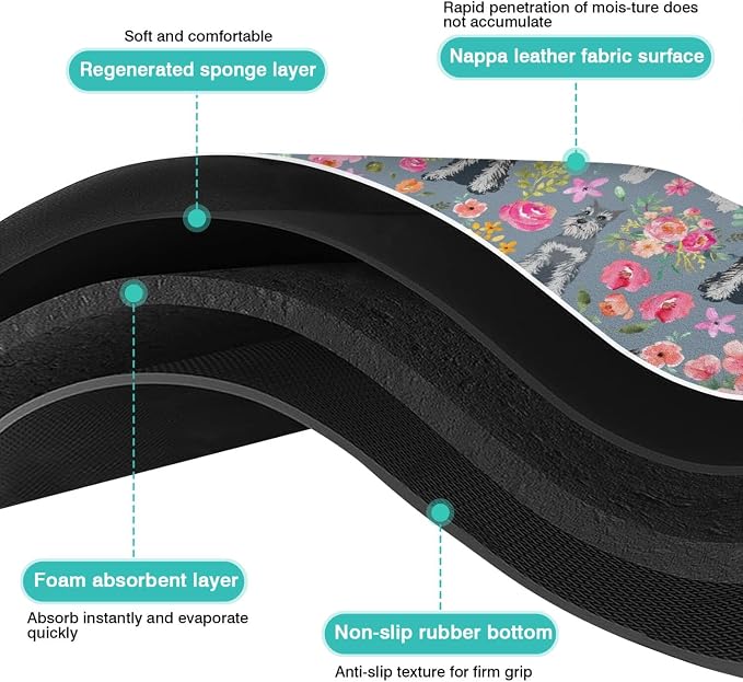 Schnauzer Dog Food & Water Mat, Pet Feeding Mat - Image 6