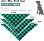 Christmas Plaid Dog Bandana - Image 3