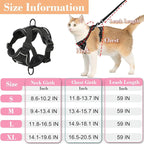 Cat Harness and Leash, Reflective Cat Harness Escape Proof - Image 2