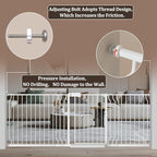 WAOWAO Baby Gate 52.76-62.2" Extra Wide Pressure Mounted Walk Through Swing - Image 5