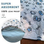 Washable Pee Pads for Dogs, 2 Pack Reusable Puppy Pads, Absorbent Whelping Pads - Image 7