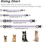 Reflective Dog Collar for Small Dogs, Cute Flower Theme Adjustable Heavy-Duty - Image 7