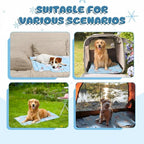 Nuanchu Dog Stroller Cooling Mat Waterproof Outdoor Pet Cooling Mat Washable - Image 6