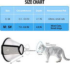 Depets Adjustable Recovery Pet Cone E-Collar - Image 3