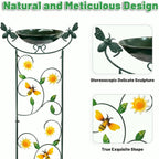 HONGLAND 36.5" Metal Bird Bath - Image 3