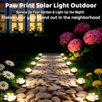 3pcs-Solar Paw Print Lights, Wireless of Cat Dog Animal Solar Lights Outdoor - Image 4