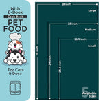Dog Food Mat - 24x15 Raised Edges Dogs Mat - Image 2