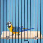Okllen 3 Pack Bird Perch Stand, Parrot Wood Platform, Natural Wooden Perch Toys - Image 6
