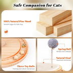 Cat Scratcher, Cat Natural Sisal Scratching Pad, Kitten Interactive Toy - Image 5