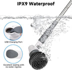 AQQA 8-in-1 Electric Aquarium Cleaning Kit IPX9 Waterproof Cordless - Image 7