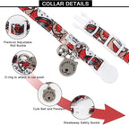Lionet Paws 2pcs Pack Cotton Cat Collar, Breakaway Buckle Christmas Cat Colar - Image 3