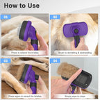 Self Cleaning Cat & Dog Grooming Brush - Image 7