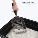 WePet Cat Litter Scoop, Non-Stick Plated Aluminum Alloy Sifter, Kitty Durable - Image 7