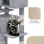 Athena Collection Cat Tree, 77 Inch Cat Tower - Image 6