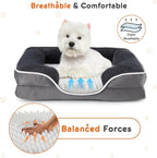 Sweetcrispy Orthopedic Dog Bed, Large Memory Foam Puppy Cat Bed - Image 4