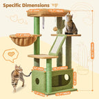 Taoqimiao Cat Tree, 38.5-Inch Cat Tower - Image 3