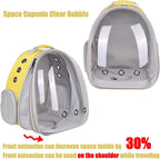 Front Extension Large Cat Backpack Carrier, Fit up to 20 lbs, Space Capsule - Image 4