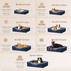 EHEYCIGA Orthopedic Dog Bed for Large Sized Dog, Waterproof Liner & Washable - Image 5