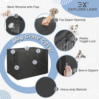 Explore Land Dog Crate Cover Heavy Duty Polyester Pet Kennel Sunshade Universal - Image 4