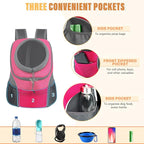 YUDODO Dog Front Carrier Backpack, Adjustable Breathable Pet Carrier - Image 4
