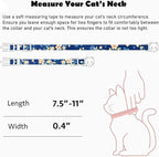 2 Pack Cotton Breakaway Cat Collars Set - Image 7
