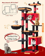 Taoqimiao Gothic Cat Tree 71-Inch, Cat Tower - Image 2