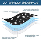 Waterproof Bed Pads Washable, Absorbent Chuck Pads - Image 3