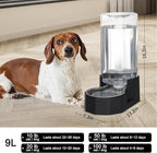 Sfozstra Large Dog Water Dispenser: 9L Gravity Black Gravity Water Feeder - Image 3