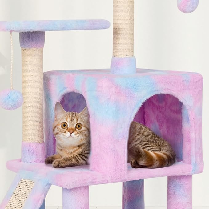 MIAO PAW Rainbow Cute Cat Tree for Indoor Cat Tower - Image 5