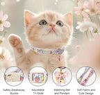 2 Pack Sweet Girly Cat Collars - Image 3