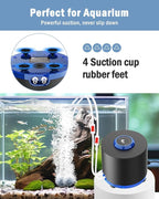 AQQA Aquarium Air Pump, Quiet Powerful Fish Tank Air Pump 3W/6W/10W - Image 5