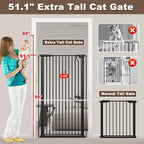 Fairy Baby 51.18" Extra Tall Pet Gate - Image 3