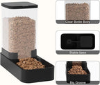 Automatic Cat Feeder and Water Dispenser in Set - Image 4