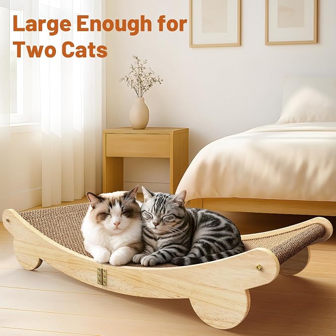 Ordora Extra Large Cat Scratcher: 31.5 inch Cat Scratch Pad&Bed Lounge - Image 5