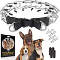 PetJett Choke Collar for Dogs Training Collar Adjustable Prong Collar for Dog by PETJETT