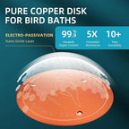 Bird Bath Copper Disk – 99.99% Pure Copper Water Cleaner, 1 mm Thick - Image 4