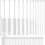 CiaraQ Bottle Cleaning Brushes, 8 Inch Nylon Tube Brush Set, Cleaner - Image 3