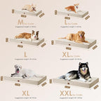 EHEYCIGA Waterproof Dog Bed Orthopedic 47"x29", Memory Foam Pet Bed - Image 3