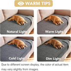 H.VERSAILTEX Non Slip Pet Couch Cover Chenille Dog Bed Protector Thick Soft - Image 7