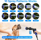 Dog Shower Attachment Water Hose Nozzle Sprayer Set - Image 5